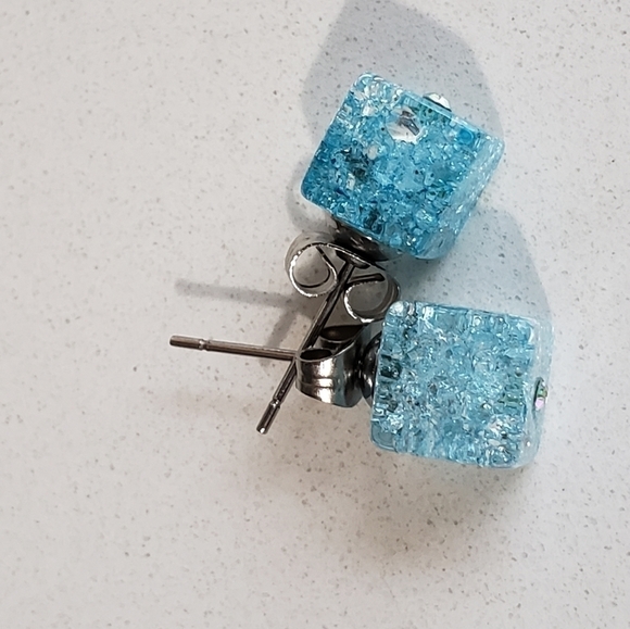 STAINLESS steel earrings - Picture 4 of 7